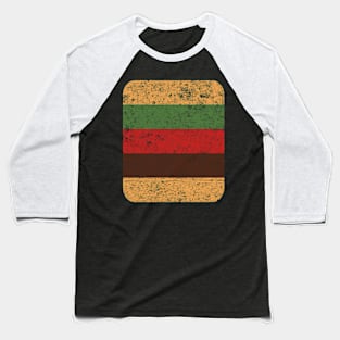 Minimalist Hamburger Baseball T-Shirt